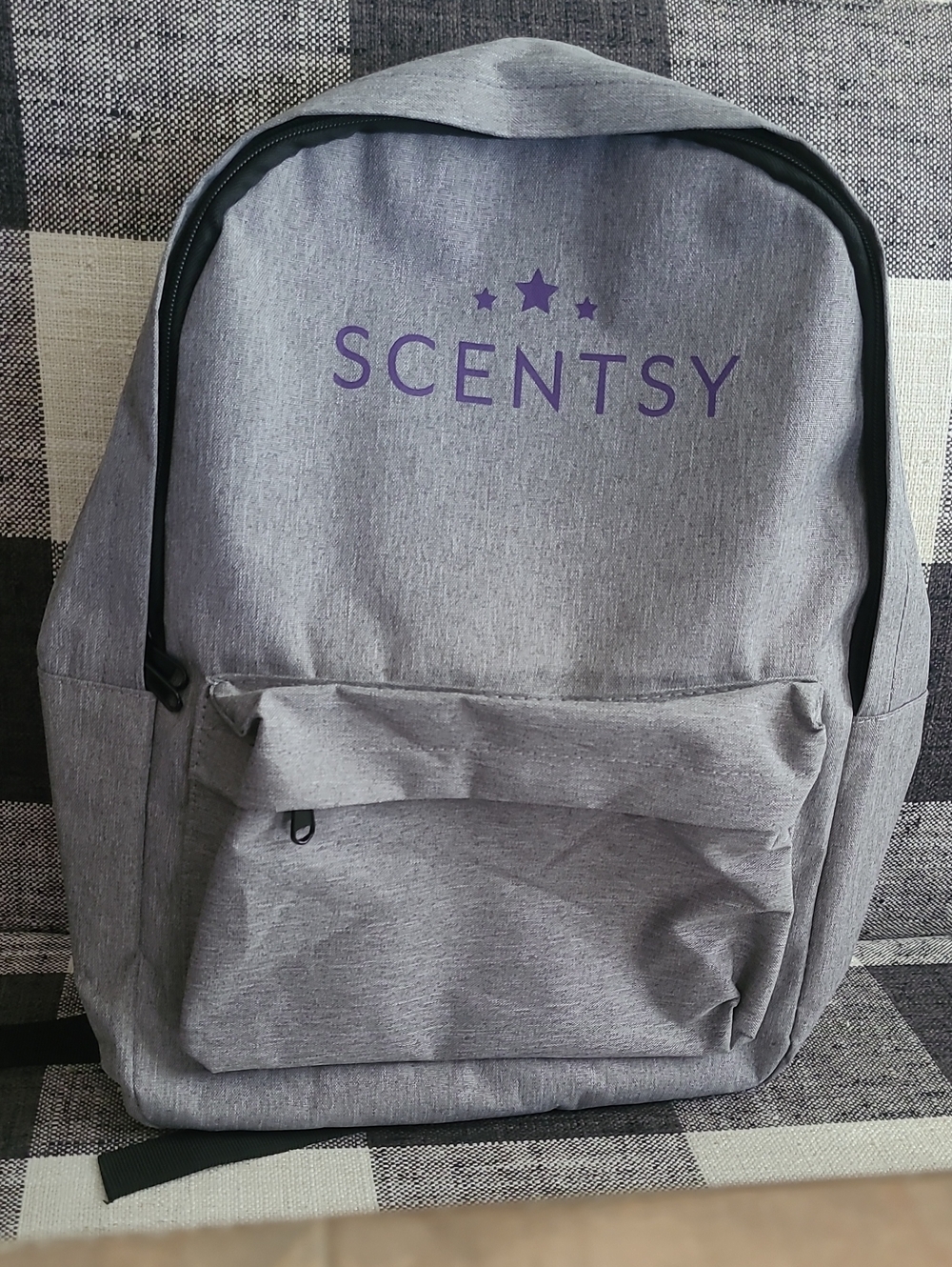 Scentsy Gray Backpack, NEW
